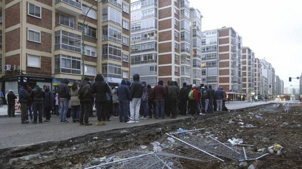 Los vecinos contra el proyecto polémico de Gamonal, en Burgos.