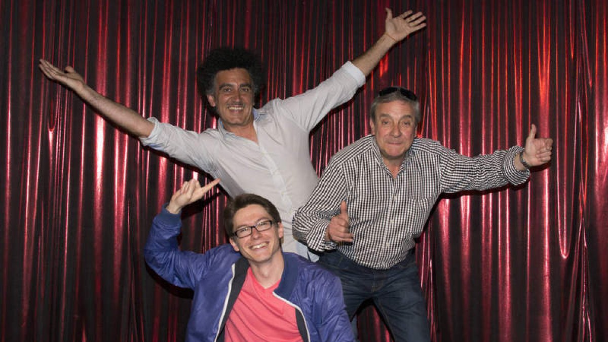 Alberto Díaz, Miguel Barajas y Javier Bermejo, los impulsores de ‘Tespresso’, un proyecto de teatro ‘condensado’