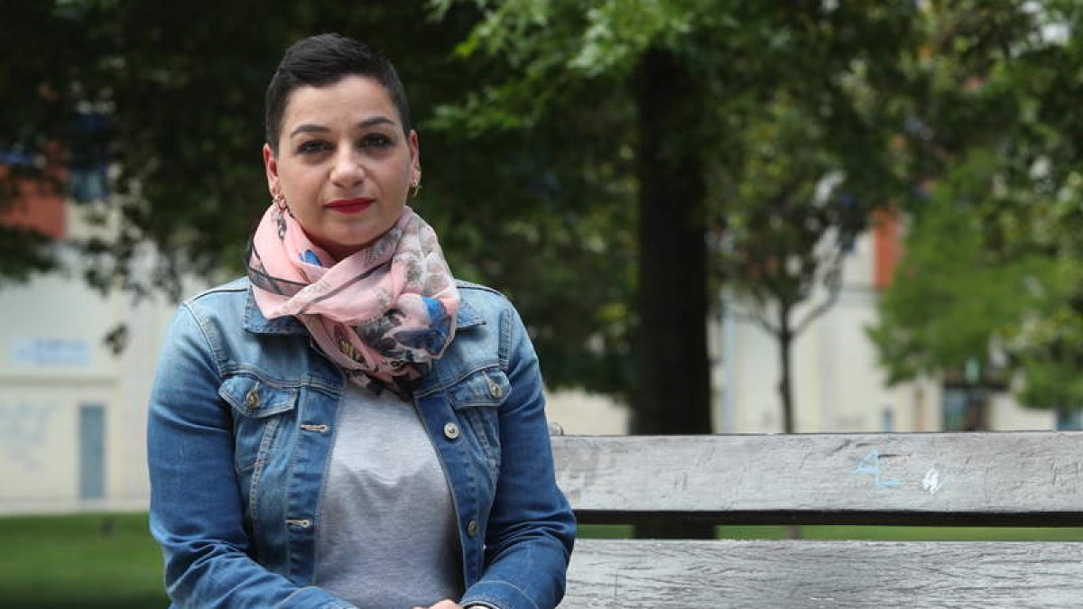 La ponferradina Eva María Arias. ANA F. BARREDO