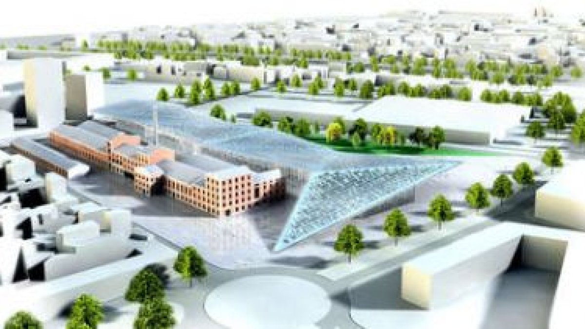 Imagen virtual del futuro proyecto del Palacio de Congresos