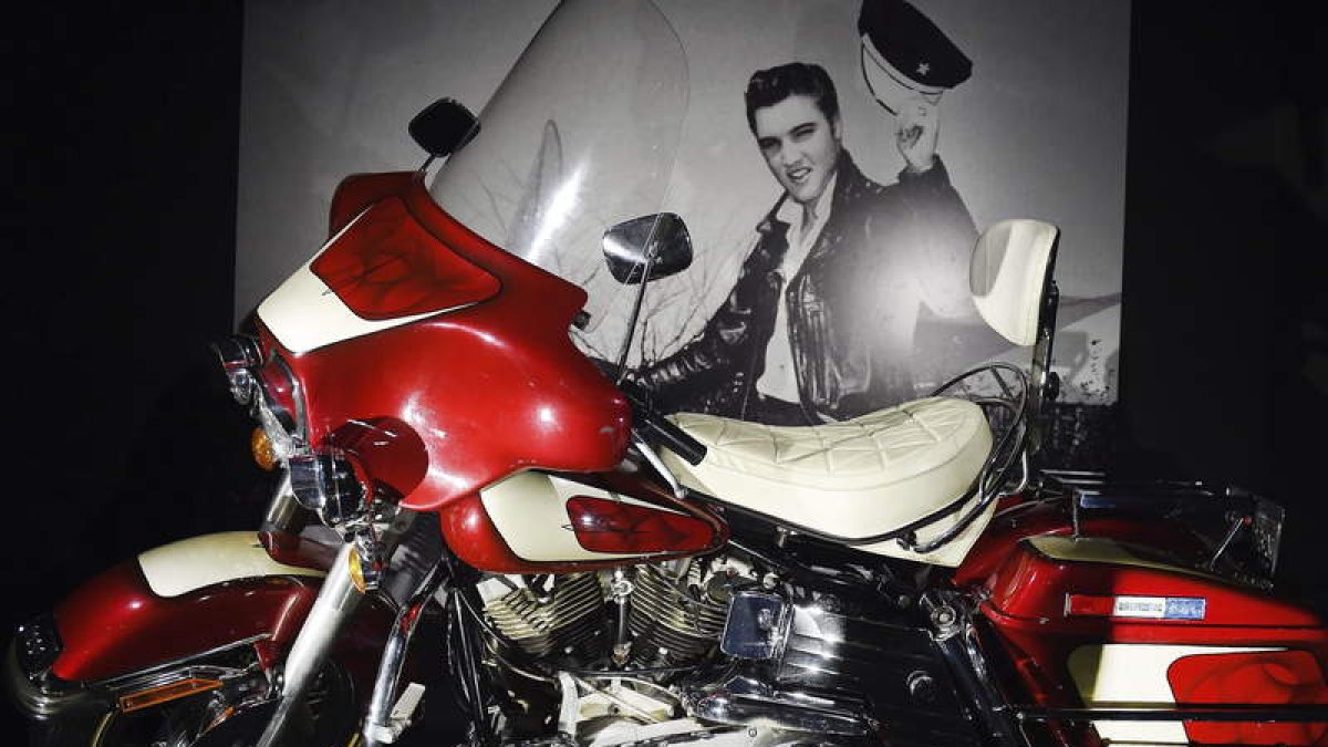 Harley Davidson de Elvis Presley incluida en la exposición ‘Elvis en el O2’