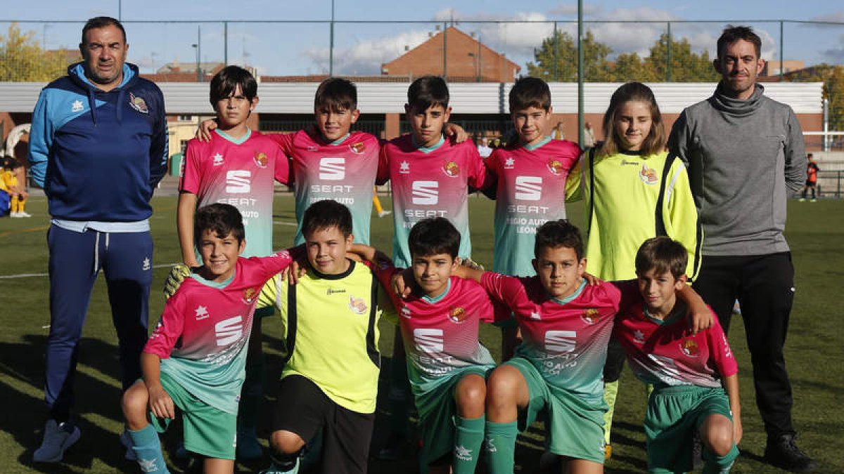 Equipo del Atlético Trobajo de 1.ª Provincial Alevín. FERNANDO OTERO