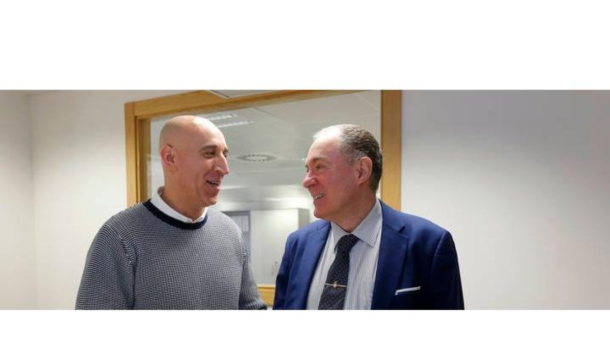 José Antonio Diez y Eduardo López Sendino, en una imagen de archivo. MARCIANO PÉREZ