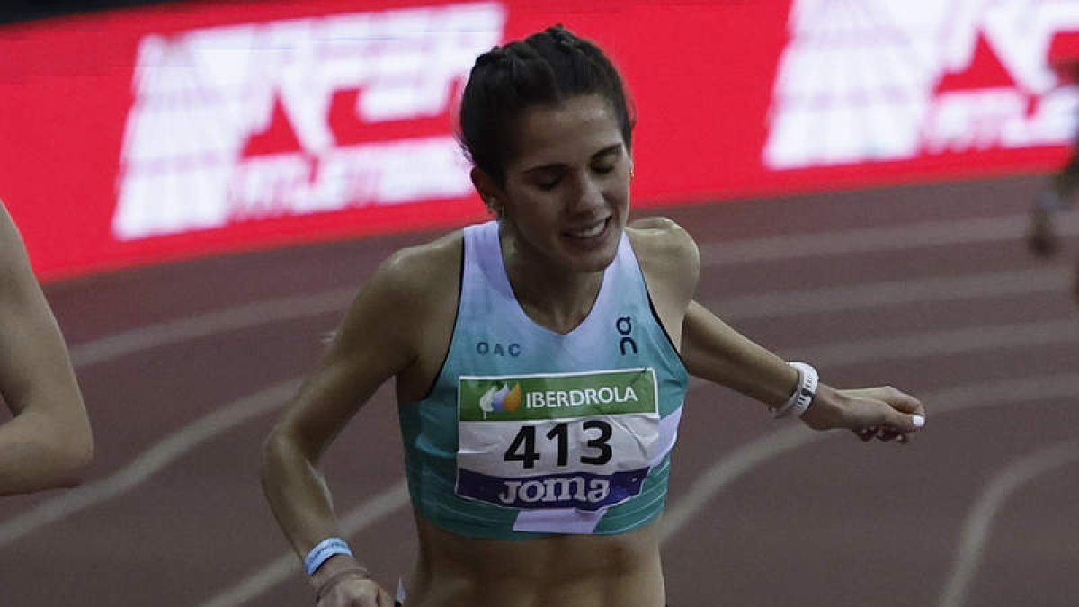 La leonesa Marta García fue una de las atletas más destacadas de la delegación española. SERGIO PÉREZ