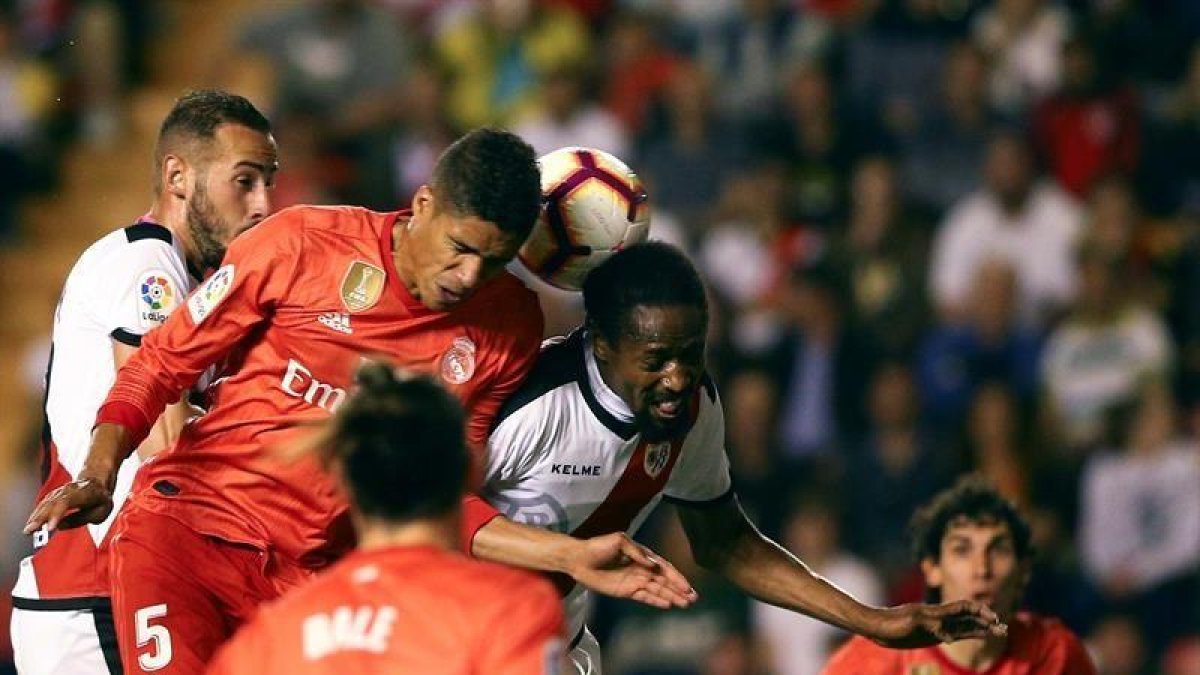 Una imagen del Rayo-Real Madrid