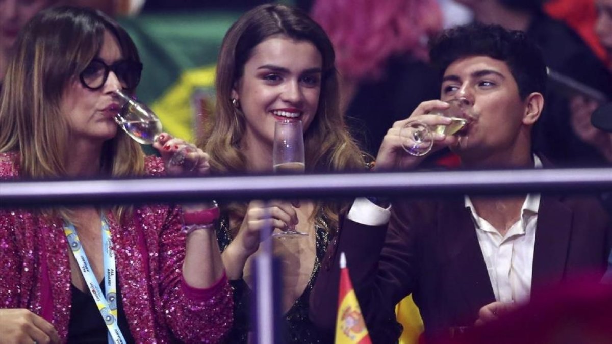 Amaia y Alfred, tras su actuación