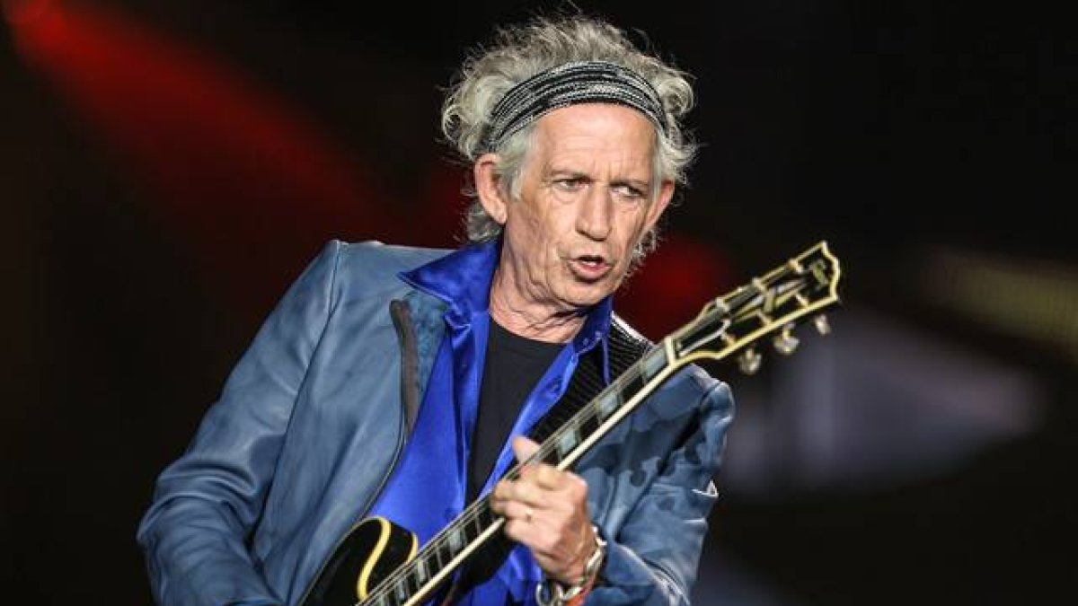 Keith Richards en una foto de archivo en el Rolling Stones Zip Code Tour en San Diego