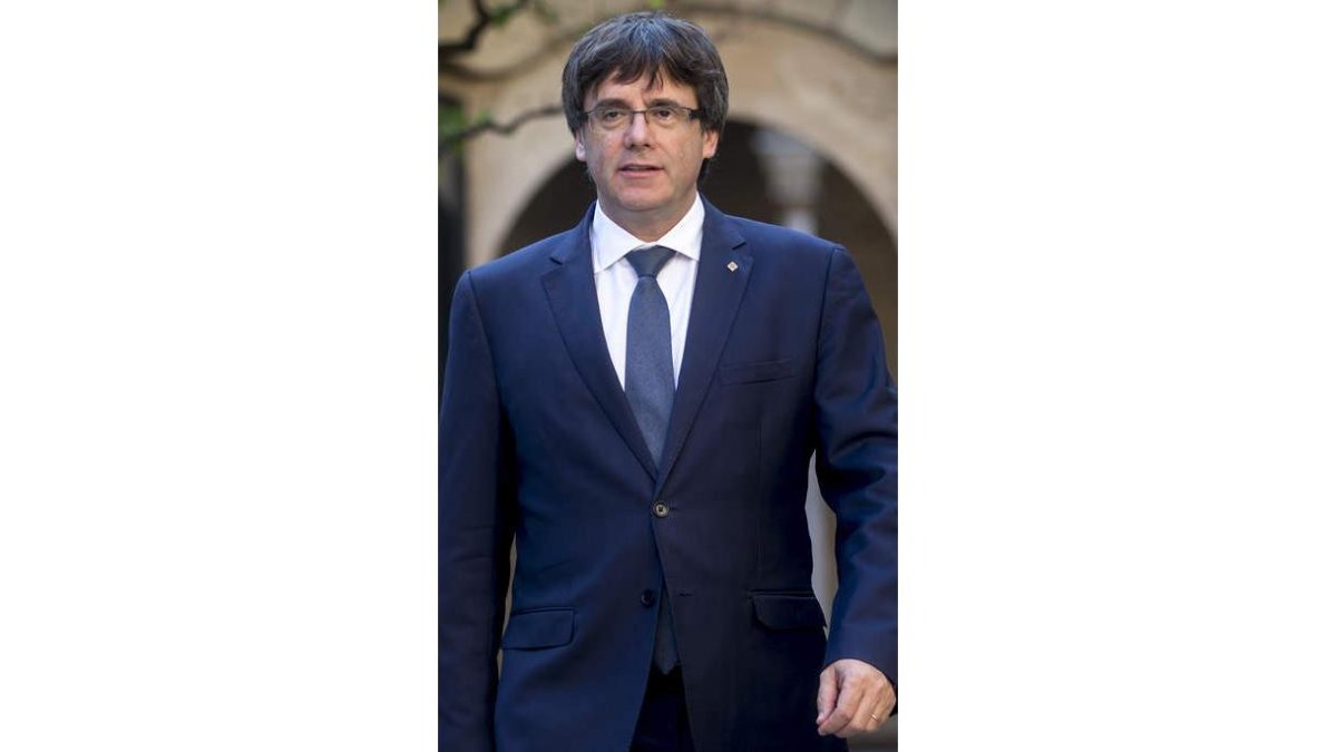 El presidente catalán, Carles Puigdemont. QUIQUE GARCÍA