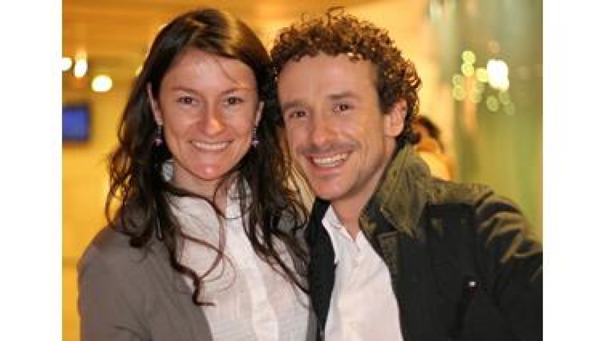 Alegría de Paz junto a Víctor Ullate.