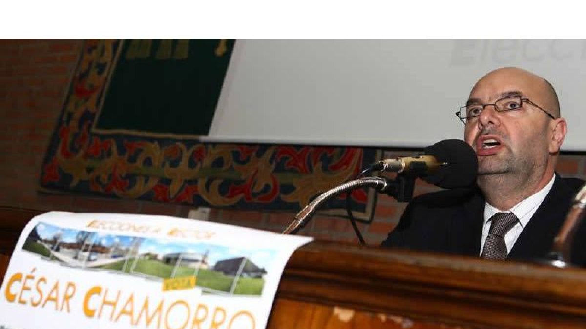 El veterinario leonés César Chamorro.