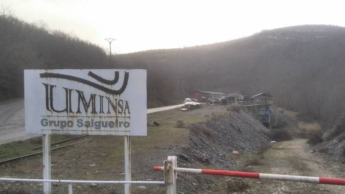 Mina de Uminsa, propiedad de Victorino Alonso, donde se ha producido esta tarde el accidente