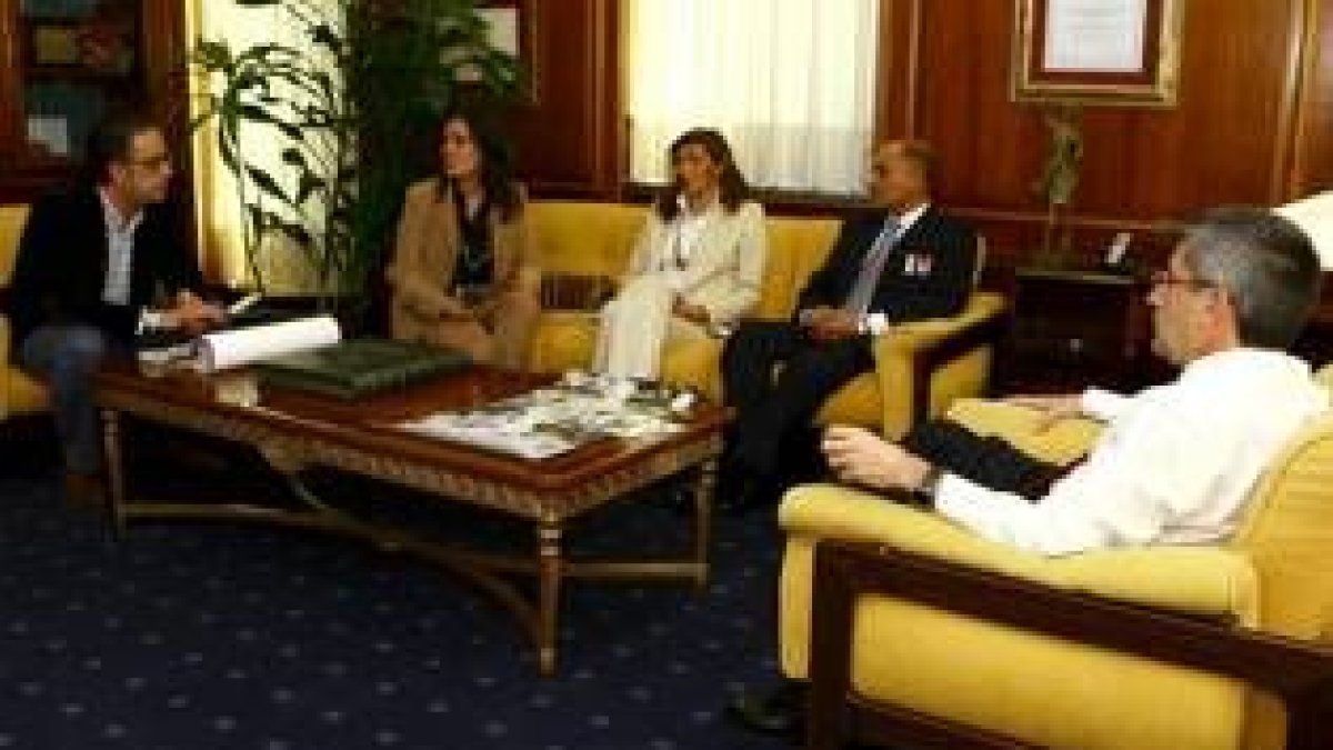 José Luis Teresa, José Ángel Hermida, Cordero del Campillo y Roberto Cubillo, en la presentación