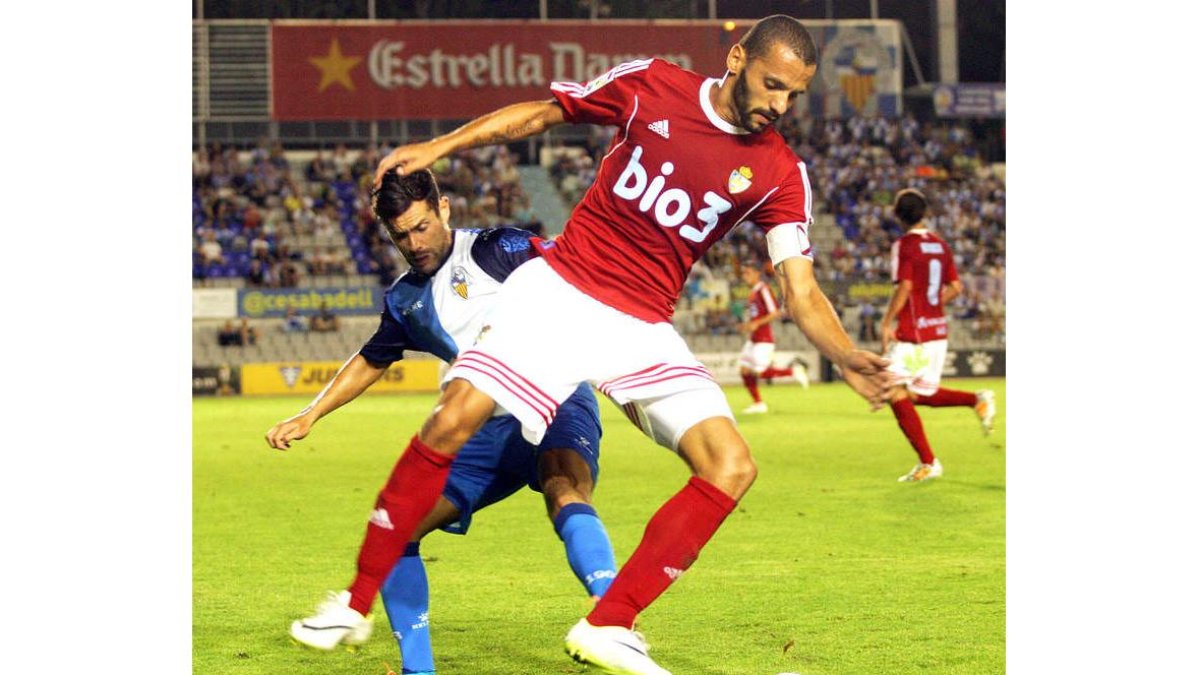 Yuri y Cristian fueron los protagonistas de la jugada que, a la postre, resultó decisiva para el devenir del partido