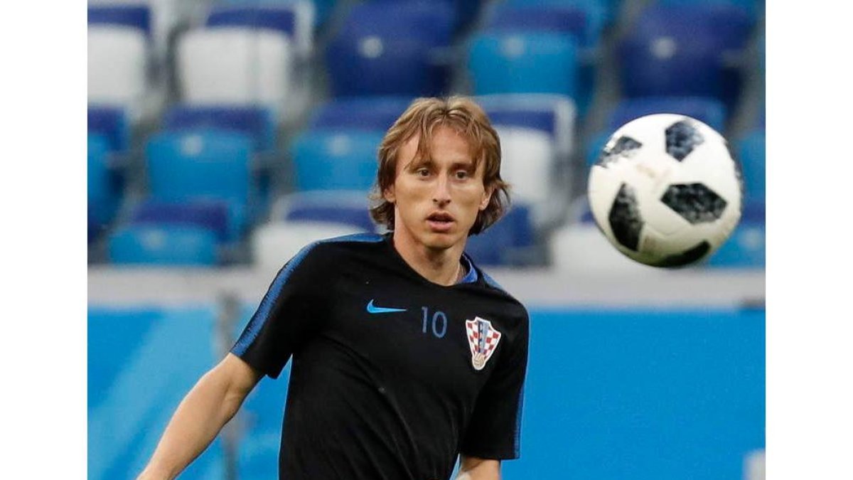 Luka Modric ha tirado de Croacia hasta meter a su selección en su primera final de un Mundial. RITCHIE