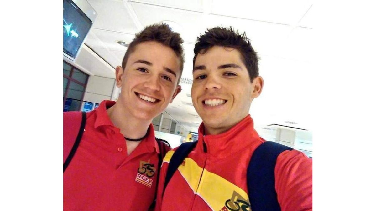 Los hermanos Benito, Pablo y Miguel Ángel.