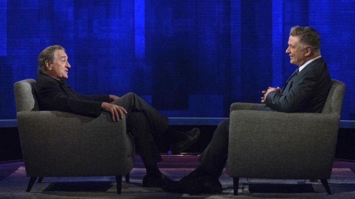 Alec Baldwin, con Robert DeNiro.