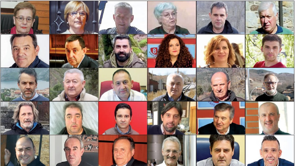 Alguno de los alcaldes participantes