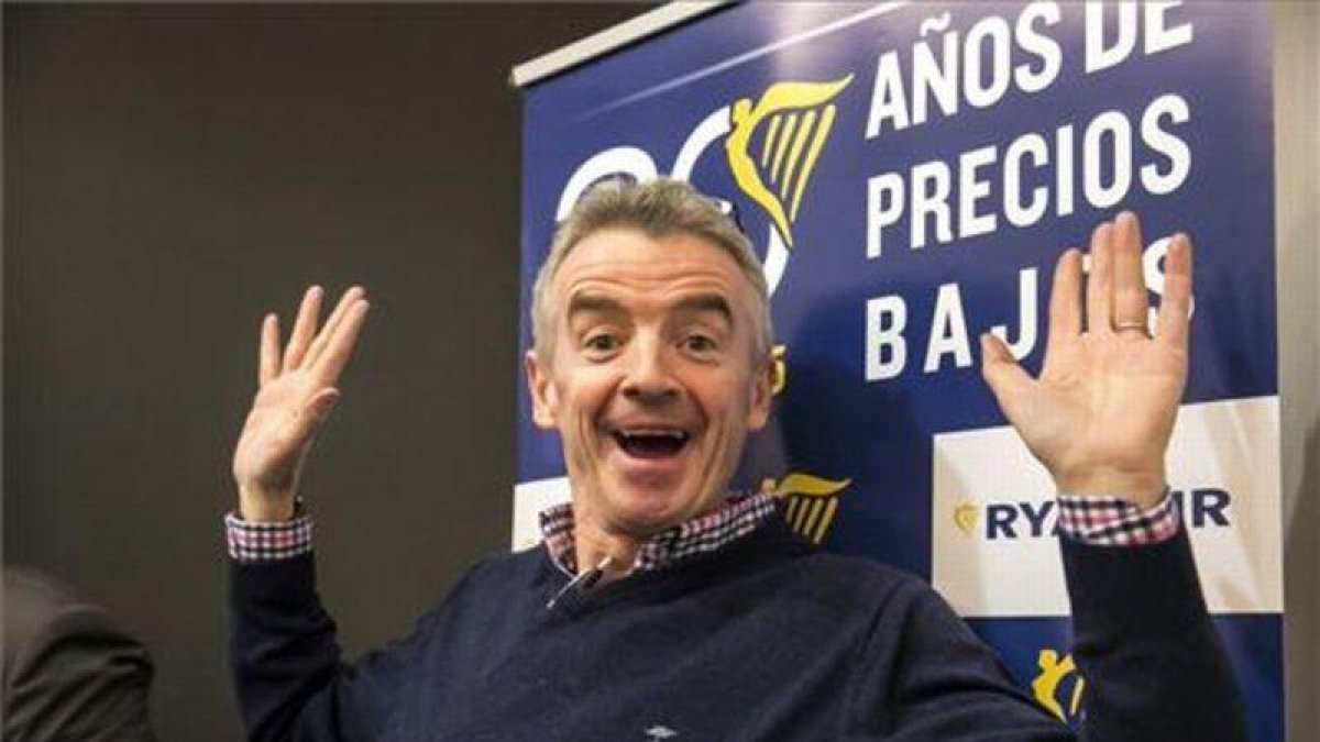El consejero delegado de Ryanair, Michael OLeary.