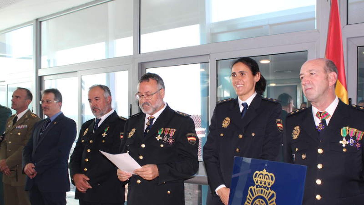 Francisco Cabero pronuncia su discurso.