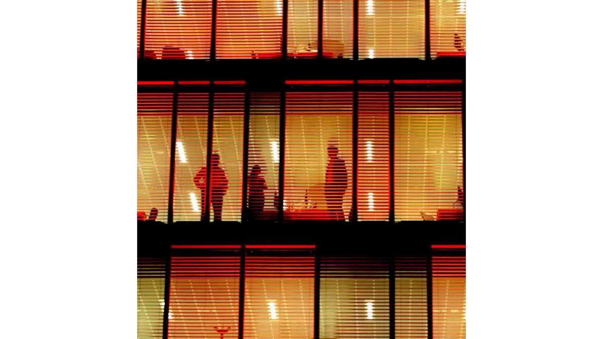 Fachada de un bloque de oficinas en el distrito empresarial Darling Quarter de Sídney.