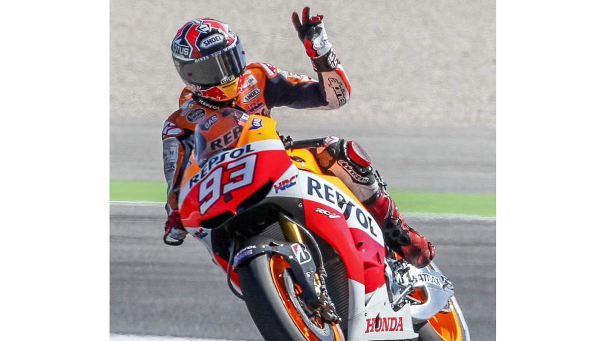 El piloto español Marc Márquez se mostró imparable.