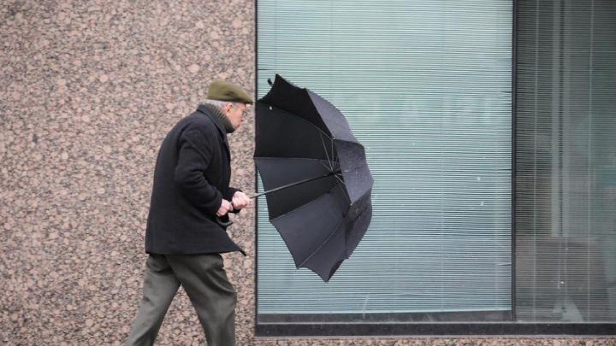 La borrasca Kirk pone en alerta naranja a León.