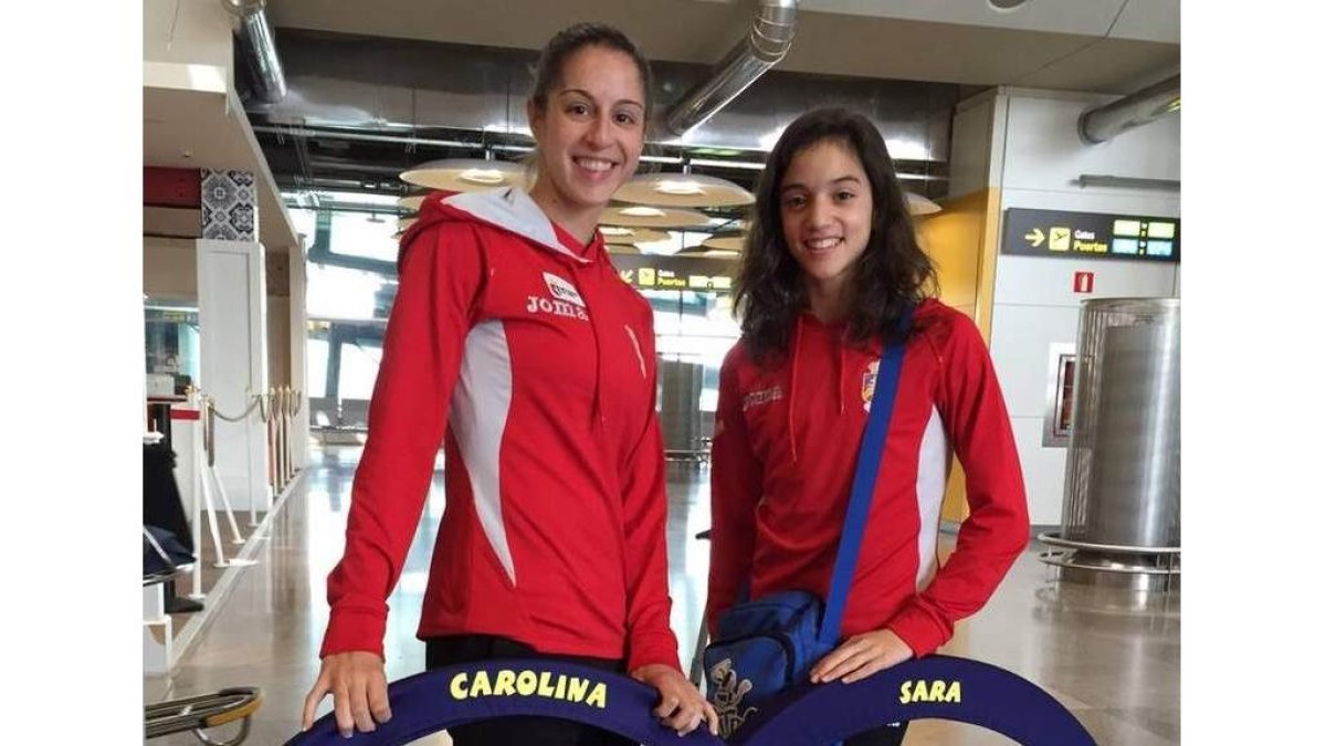 Carolina y Sara representarán a España en la Copa del Mundo. DL
