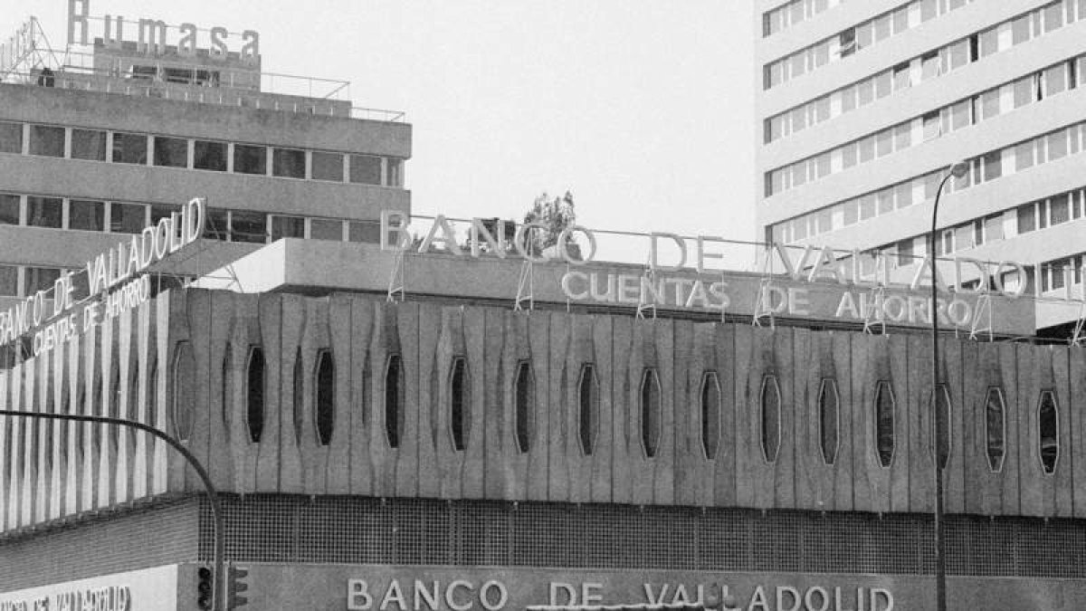 Sede del Banco de Valladolid, que dirigió López.