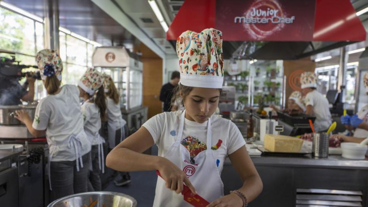 Uno de los concursantes del programa de TVE 'Masterchef junior'.