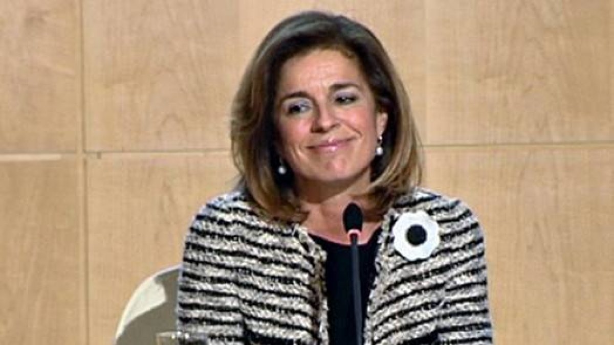 La alcaldesa de Madrid, Ana Botella, durante una rueda de prensa, el pasado 5 de enero.