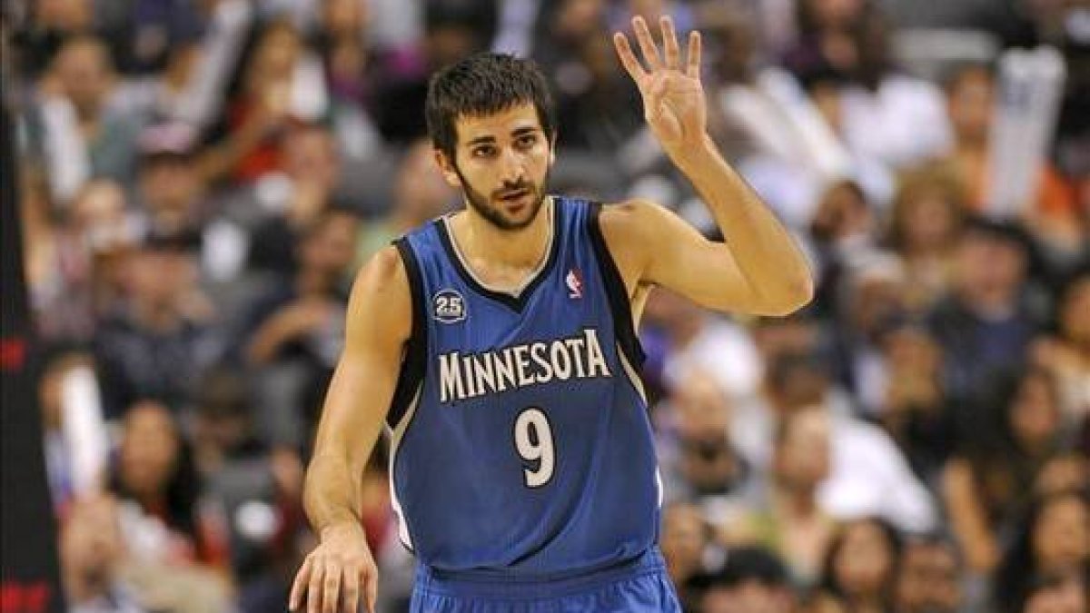 Rubio, durante un partido de esta temporada.