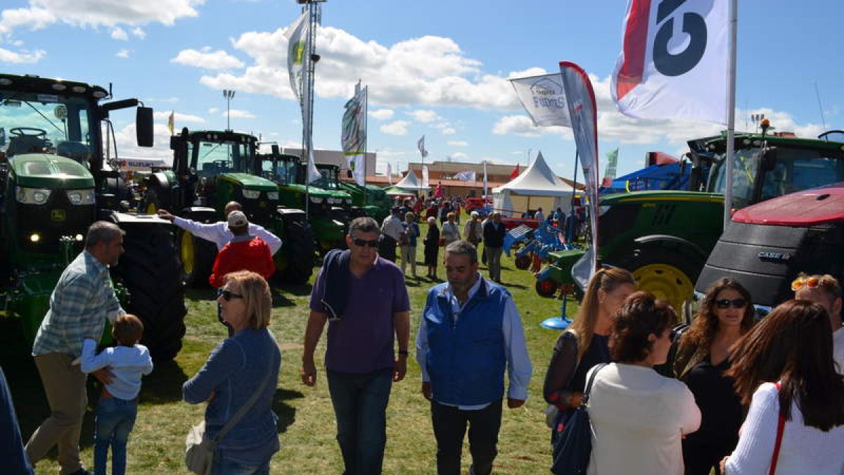 Imagen de la zona de maquinaria agrícola y tractores. MEDINA