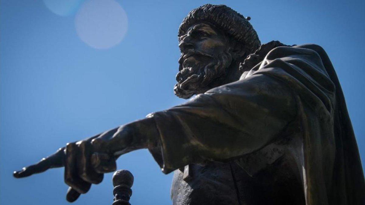 Estatua de Iván el Terrible en Moscú.