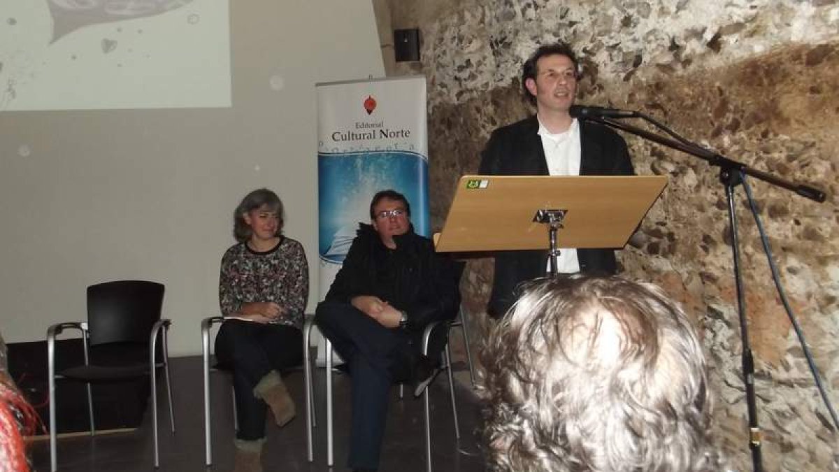 Fernando García Crespo, en la presentación ayer en Astorga.