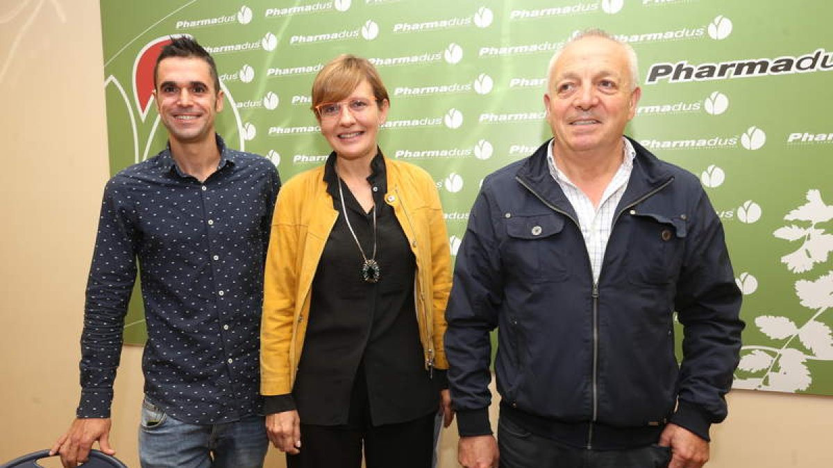 Daniel Velasco, Beatriz Escudero y Alfredo de Arriba, durante la presentación. L. DE LA MATA