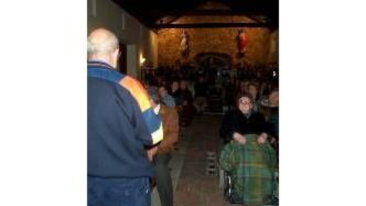 Un momento del homenaje a los discapacitados celebrado en Villaquilambre