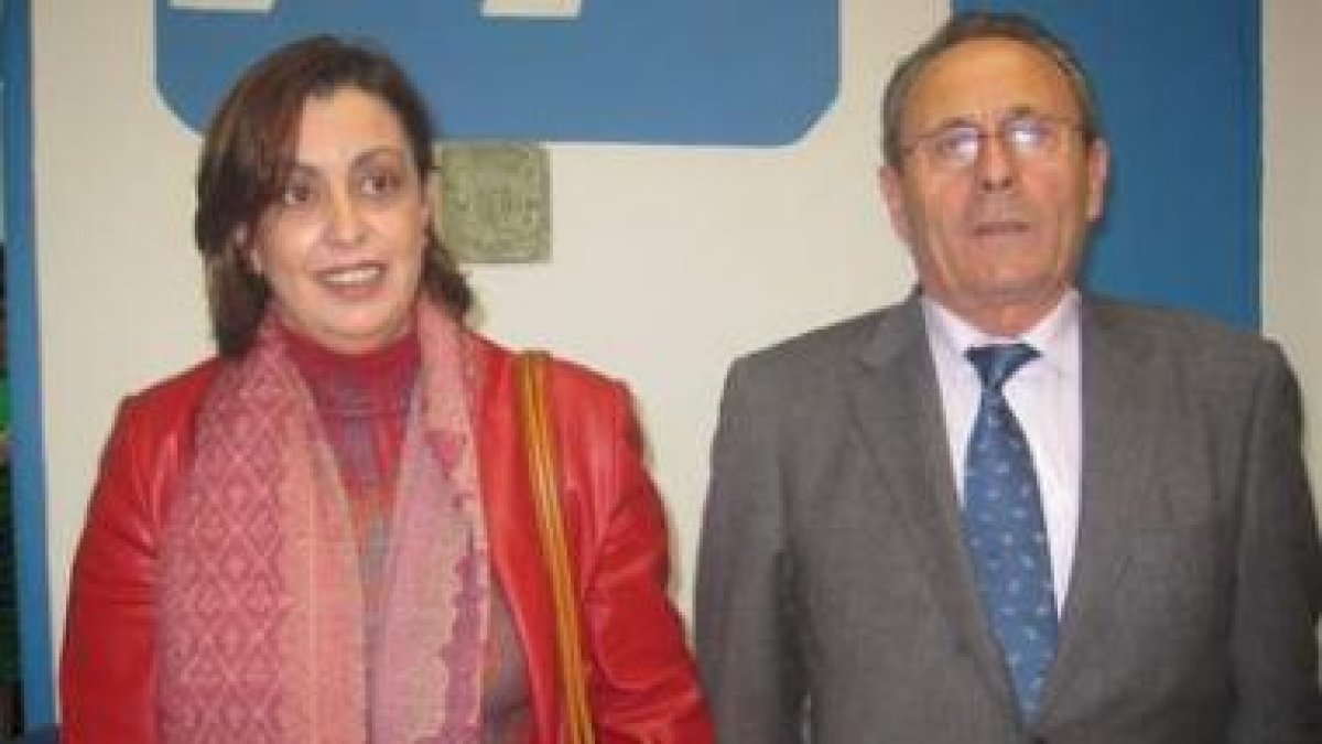 Belén Alonso y Sindo Castro tras la elección.