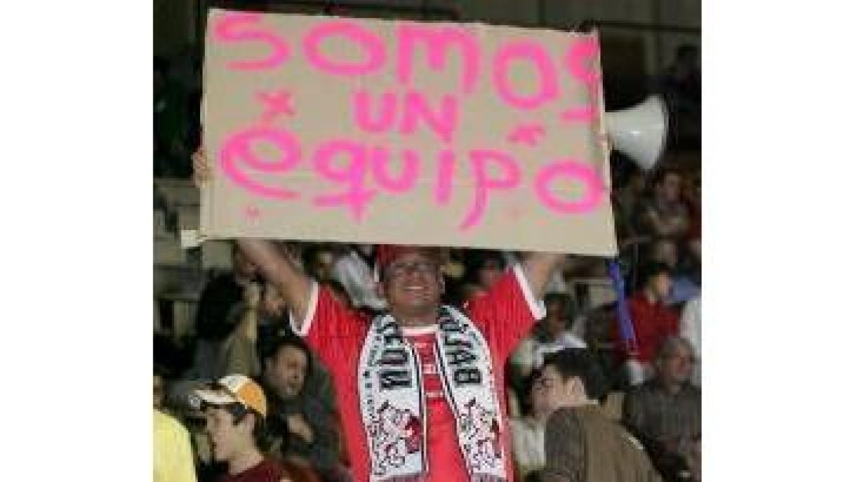 El Tigre acudió una vez más con una pancarta