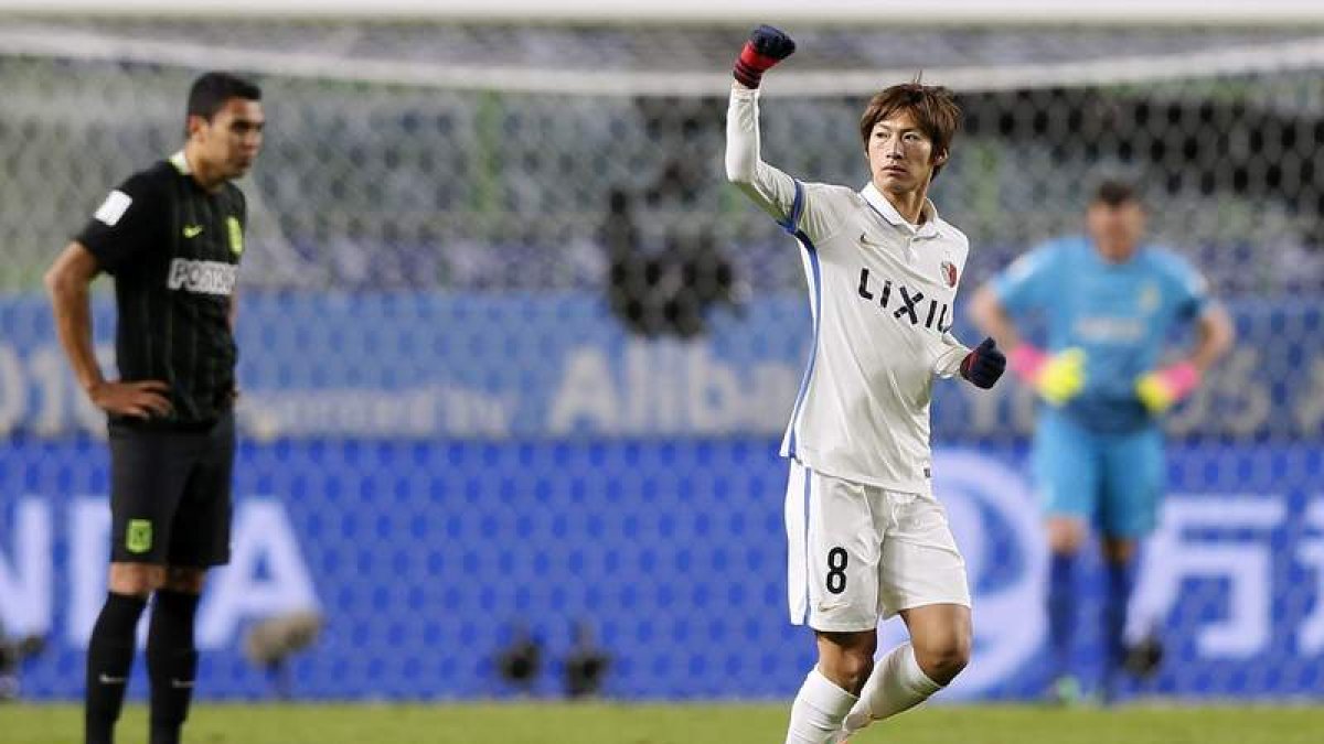 Doi celebra su gol de penalti que adelantaba al Kashima y le abría las puertas de la final. MAYAMA