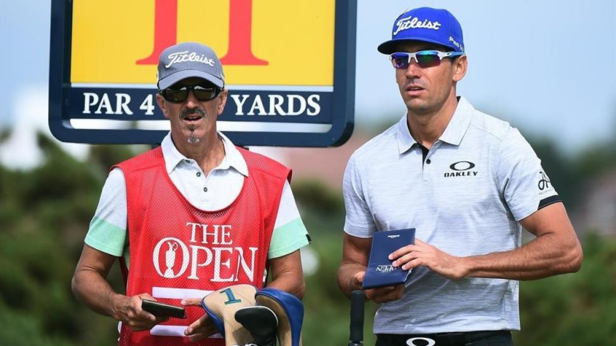 Rafa Cabrera, en la vuelta de este domingo en el Royald Birkdale.
