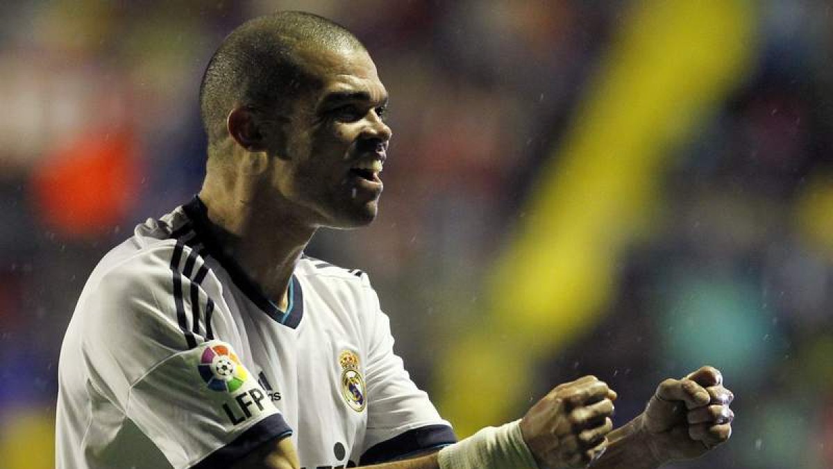 Pepe celebró de manera muy efusiva la victoria ante el Levante y eso calentó a los granotas.