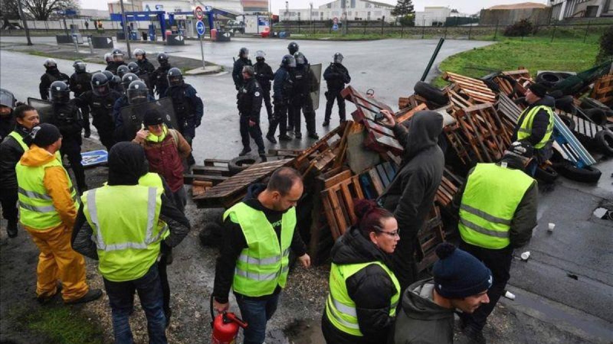 Chalecos amarillos en Francia.