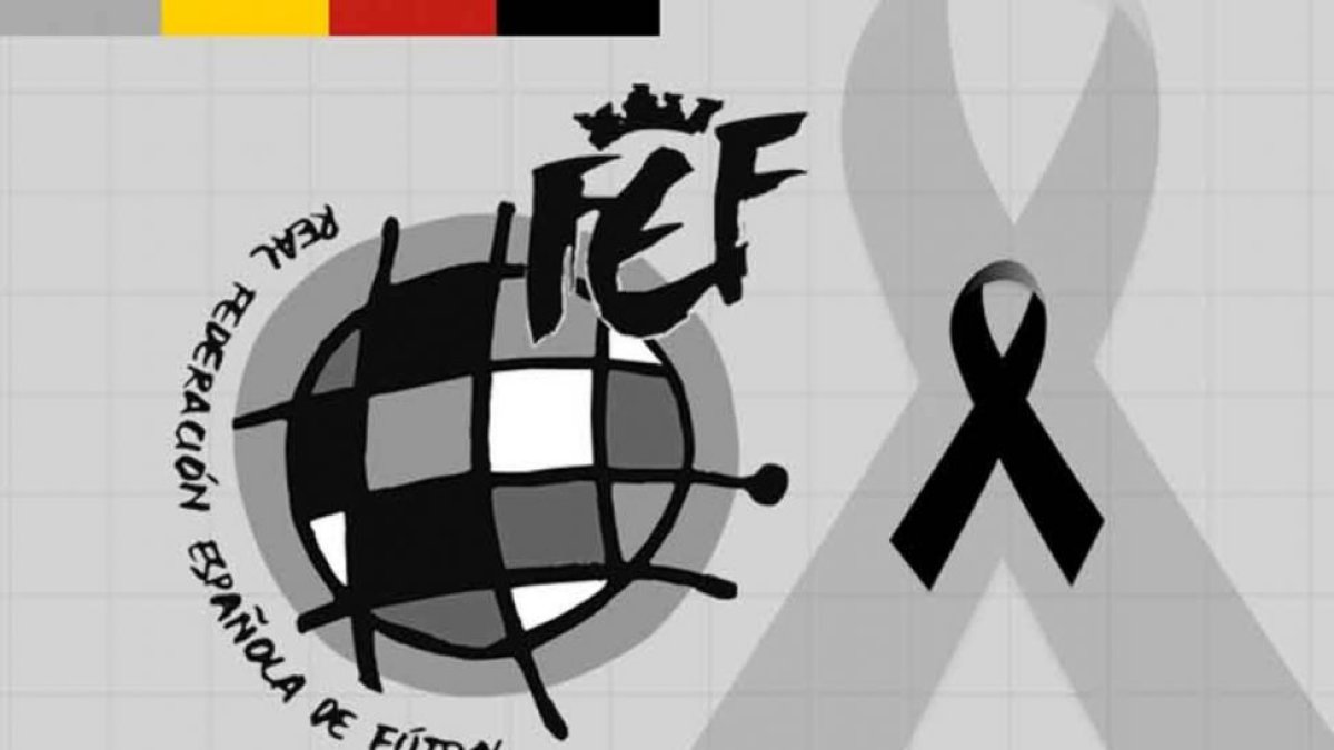 Luto en la Federación Española de Fútbol.