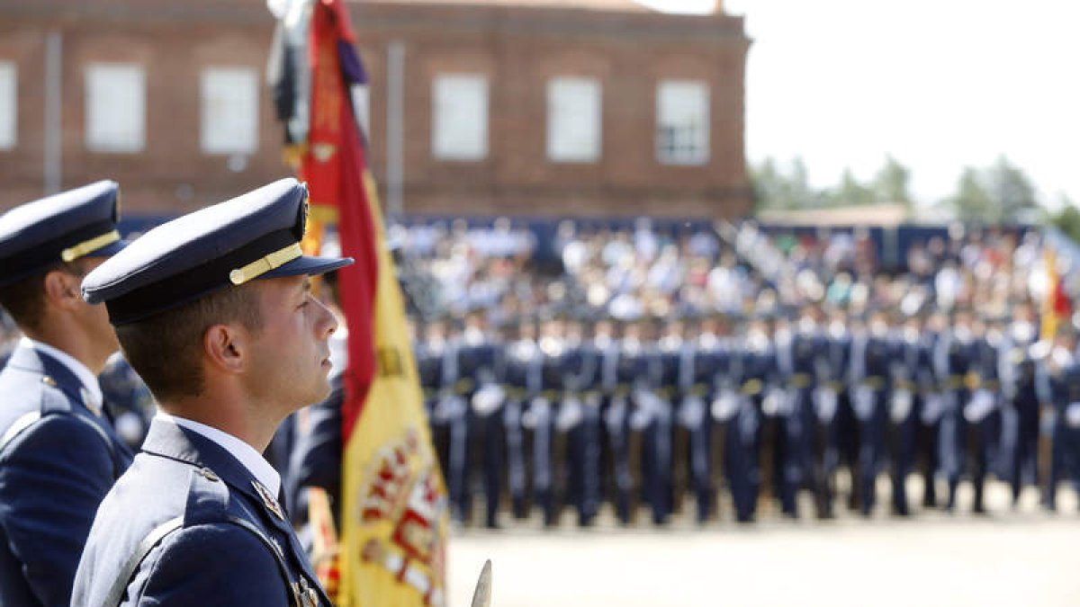 Uno de los actos que se celebran en la Academia Básica del Aire. MARCIANO PÉREZ