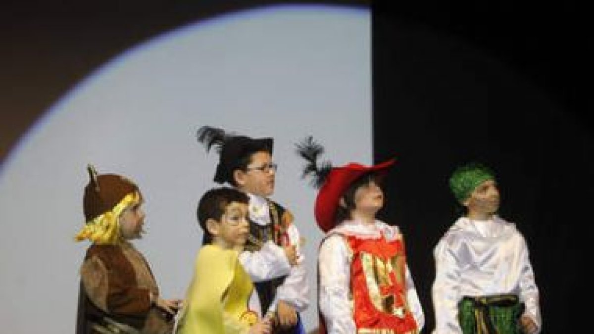 Los más pequeños fueron protagonistas a primera hora de la tarde.