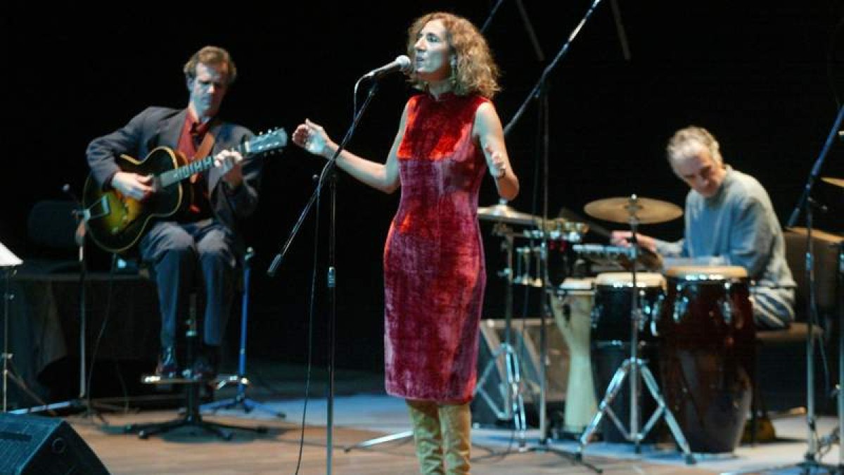 Imagen de archivo de una de las actuaciones del Quinteto Cova Villegas en el Auditorio de León en el año 2002.