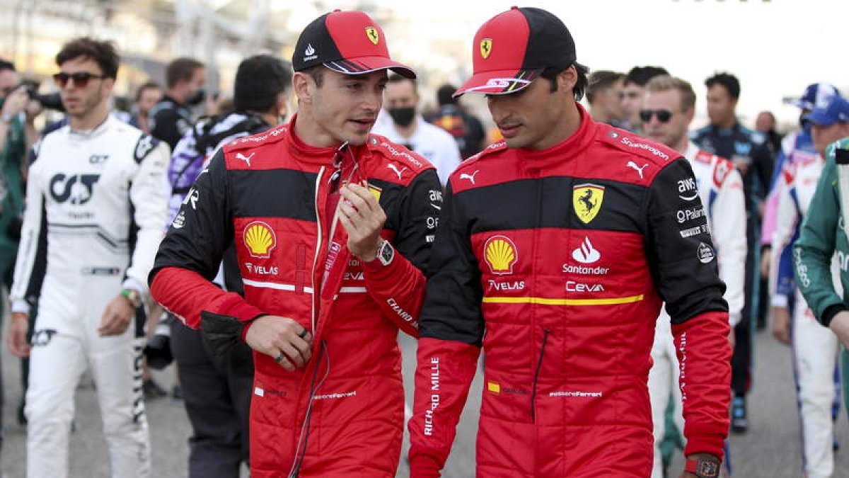 Charles Leclerc y Carlos Sainz demostraron mantener su gran estado de forma. HAIDER
