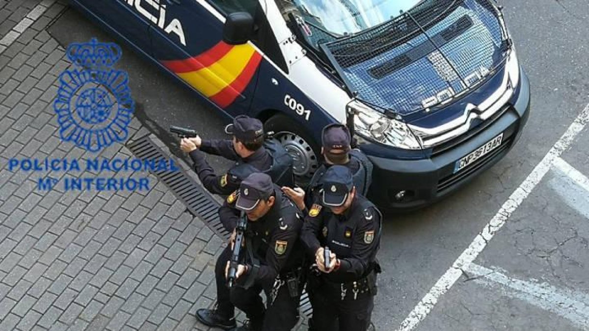 Imagen facilitada por el Cuerpo Nacional de Policía.