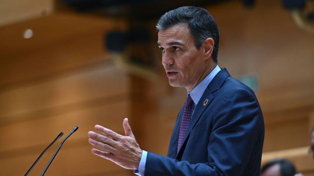 El presidente del Gobierno, Pedro Sánchez. FERNANDO VILLAR