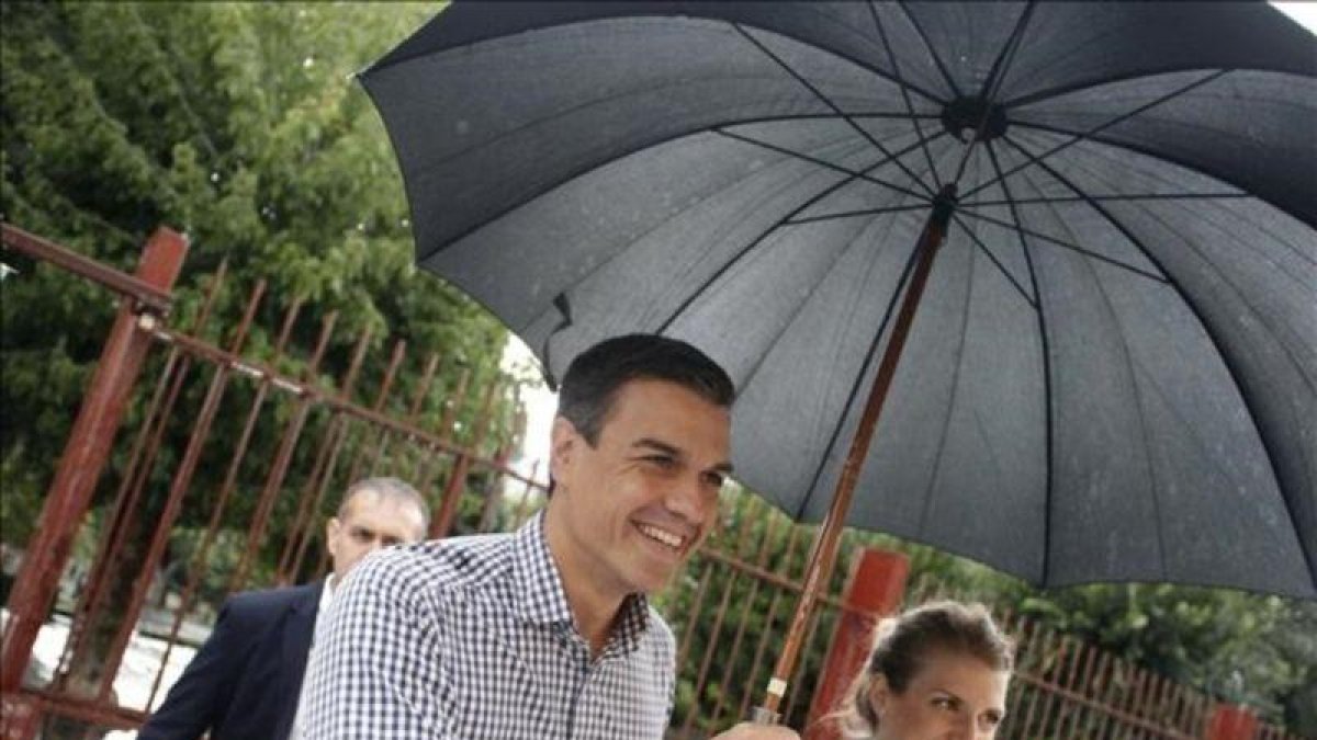 El secretario general del PSOE, Pedro Sánchez, en A Coruña.